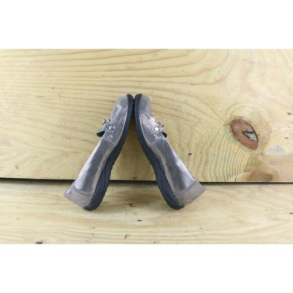 Vionic Shoes Womens Sz 6 Alda Metallic Chain Link Loafers Flats - Picture 5 of 7